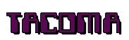 Rendering -TACOMA - using Computer Font