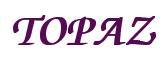 Rendering -TOPAZ - using Zapf Chancery
