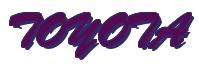 Rendering -TOYOTA - using Brush Script