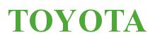 Rendering -TOYOTA - using Times New Roman Bold
