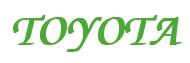 Rendering -TOYOTA - using Zapf Chancery