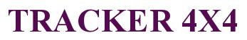 Rendering -TRACKER 4X4 - using Times New Roman Bold