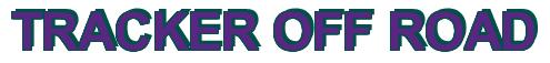 Rendering -TRACKER OFF ROAD - using Arial Bold