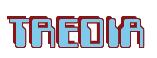 Rendering -TREDIA - using Computer Font