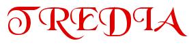 Rendering -TREDIA - using Black Chancery