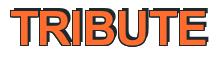 Rendering -TRIBUTE - using Arial Bold