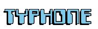 Rendering -TYPHONE - using Computer Font