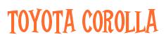 Rendering -Toyota COROLLA - using Cooper Latin