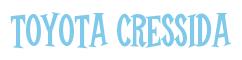 Rendering -Toyota CRESSIDA - using Cooper Latin