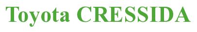 Rendering -Toyota CRESSIDA - using Times New Roman Bold