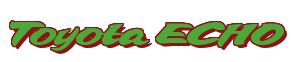 Rendering -Toyota ECHO - using Big Cheese