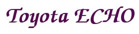 Rendering -Toyota ECHO - using Zapf Chancery