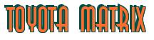 Rendering -Toyota MATRIX - using Anastasia