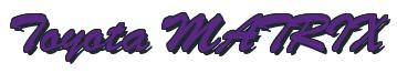 Rendering -Toyota MATRIX - using Brush Script