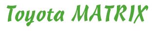 Rendering -Toyota MATRIX - using Hind