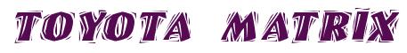 Rendering -Toyota MATRIX - using Cut Ragged