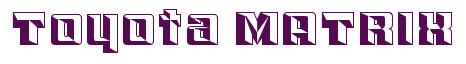 Rendering -Toyota MATRIX - using Race JLS