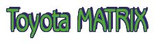 Rendering -Toyota MATRIX - using Beagle