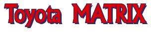 Rendering -Toyota MATRIX - using Flair