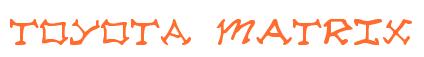 Rendering -Toyota MATRIX - using Rad Zad
