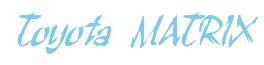 Rendering -Toyota MATRIX - using Scratch