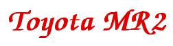 Rendering -Toyota MR2 - using Zapf Chancery