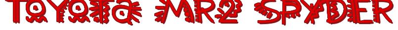 Rendering -Toyota MR2 SPYDER - using Manic Pop Thrill 