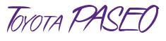 Rendering -Toyota PASEO - using Speed Stroke