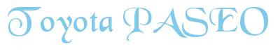 Rendering -Toyota PASEO - using Black Chancery