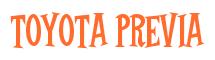 Rendering -Toyota PREVIA - using Cooper Latin