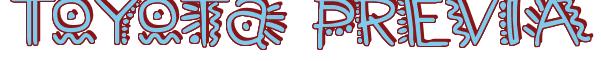 Rendering -Toyota PREVIA - using Manic Pop Thrill 