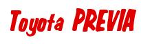 Rendering -Toyota PREVIA - using Big Nib