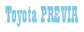 Rendering -Toyota PREVIA - using Bill Board
