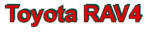 Rendering -Toyota RAV4 - using Arial Bold
