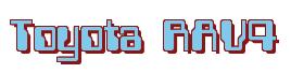 Rendering -Toyota RAV4 - using Computer Font