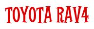 Rendering -Toyota RAV4 - using Cooper Latin