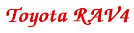 Rendering -Toyota RAV4 - using Zapf Chancery