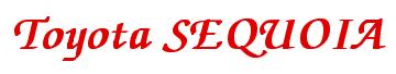 Rendering -Toyota SEQUOIA - using Zapf Chancery