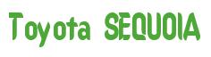 Rendering -Toyota SEQUOIA - using Callimarker