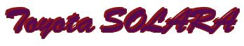 Rendering -Toyota SOLARA - using Brush Script