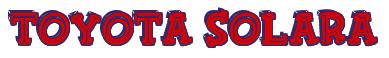 Rendering -Toyota SOLARA - using FinkBold