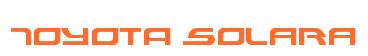Rendering -Toyota SOLARA - using Alexis