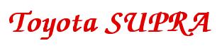 Rendering -Toyota SUPRA - using Zapf Chancery