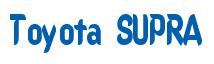 Rendering -Toyota SUPRA - using Callimarker