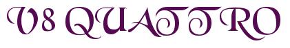 Rendering -V8 QUATTRO - using Black Chancery