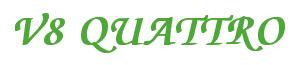 Rendering -V8 QUATTRO - using Zapf Chancery