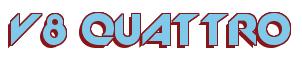 Rendering -V8 QUATTRO - using Machine