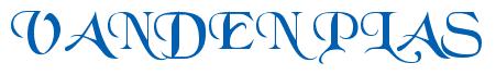 Rendering -VANDEN PLAS - using Black Chancery