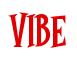 Rendering -VIBE - using Cooper Latin