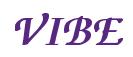 Rendering -VIBE - using Zapf Chancery